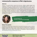 Towards a repertoire assemblage model of communicative competence in EMI in digitalisation