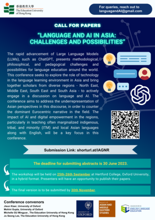 Language and AI in Asia: Challenges and Possibilities