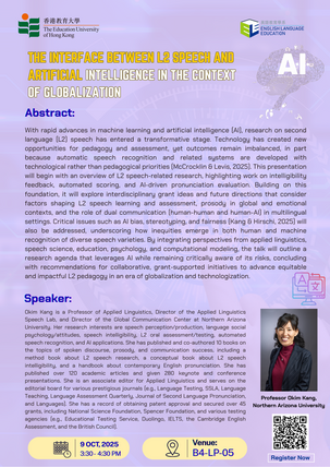 The Interface between L2 Speech and Artificial Intelligence in the Context of Globalization