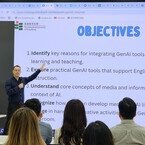 Dr. Lucas Kohnke delivered three invited talks sharing his latest research and practical implications