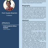 🌟 Meet Our Featured Speaker: Prof. Fauzia Shamim! 🌟