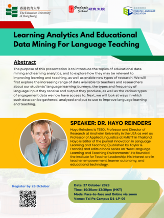 Learning Analytics And Educational Data Mining For Language Teaching