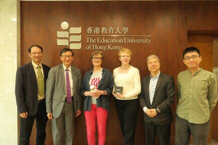 Dr Satu-Maarit Korte and Professor Mari Maasilta visiting EdUHK, March 2023