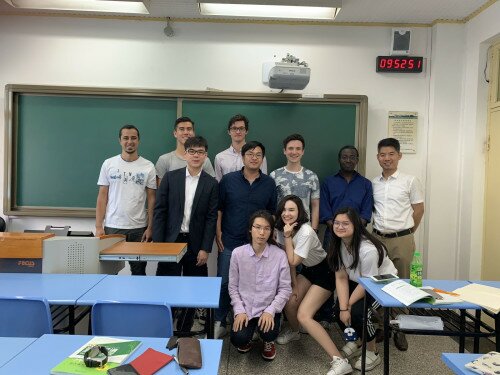 BA(TCSL) student teachers and non-Chinese speaking students at Beijing Language and Culture University.