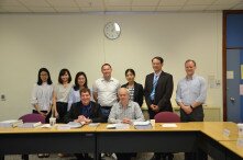 Professor Tony Liddicoat (front right) and Professor Robin Hemley (front left) of the ERP met the BEd(EL) Core Team Member of the Programme Committee during the on-site visit for the IPPR.