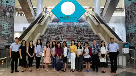 研讨坊参与者参加香港文化博物馆的文化考察。