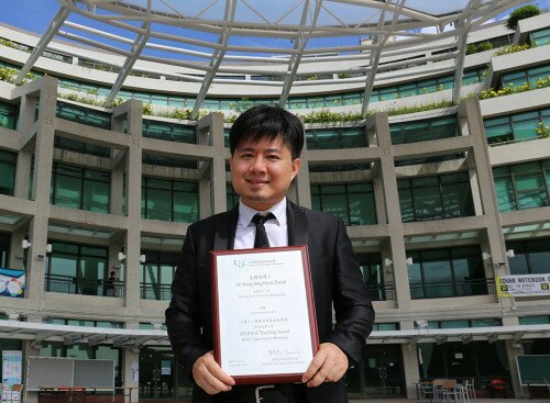 Dr David Kang, Awardee of the UGC Teaching Award under the category of Early Career Faculty Members 2018