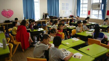 Reading workshop at a local school