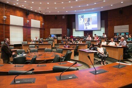 Keynote Speakers of the conference, Professor David Buckingham and Dr. Paul Booth, debate on the notion of ‘fannish’ at the Third International Conference on Popular Culture and Education.