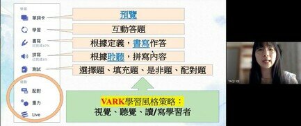 Screenshot of the video by the Grand Prize Winner Xie Yaqi – Explanation of how to use Quizlet to help students with different learning styles to comprehend the complex historical terms and concepts under the topic of “China’s Internal Affairs Following the Establishment of the People’s Republic of China”.