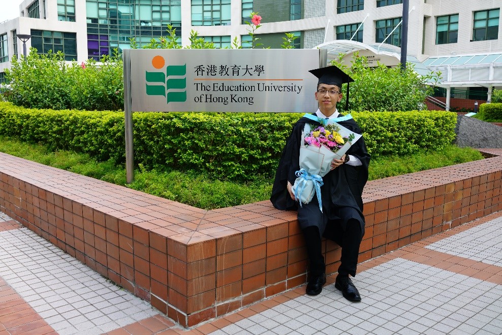 Vincent’s graduation photo