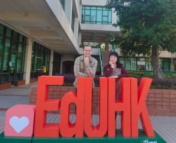 Archie and his supervisor, Dr Lucy Yu Baohua 