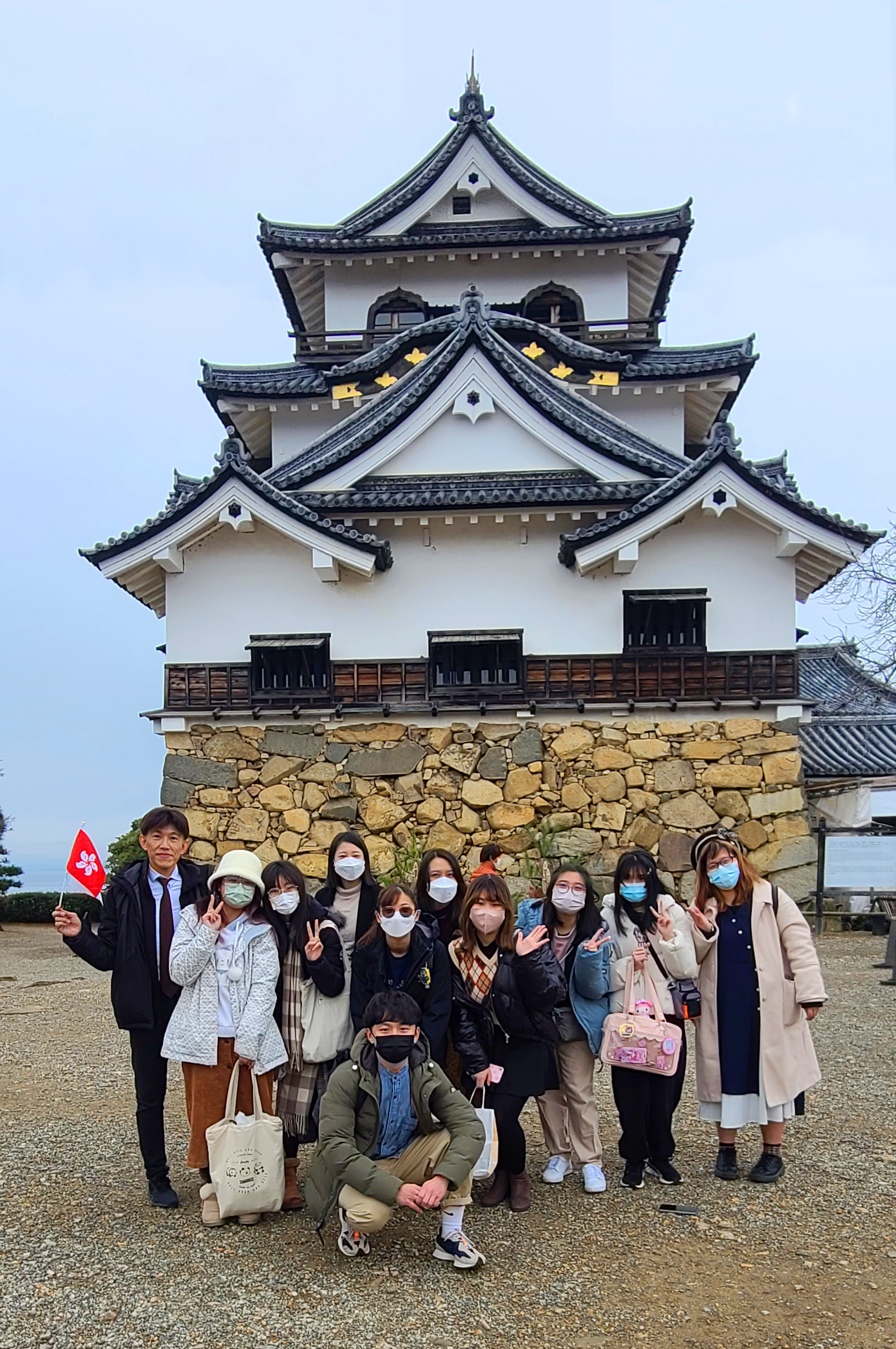 Visiting the national treasure Hikone Castle
