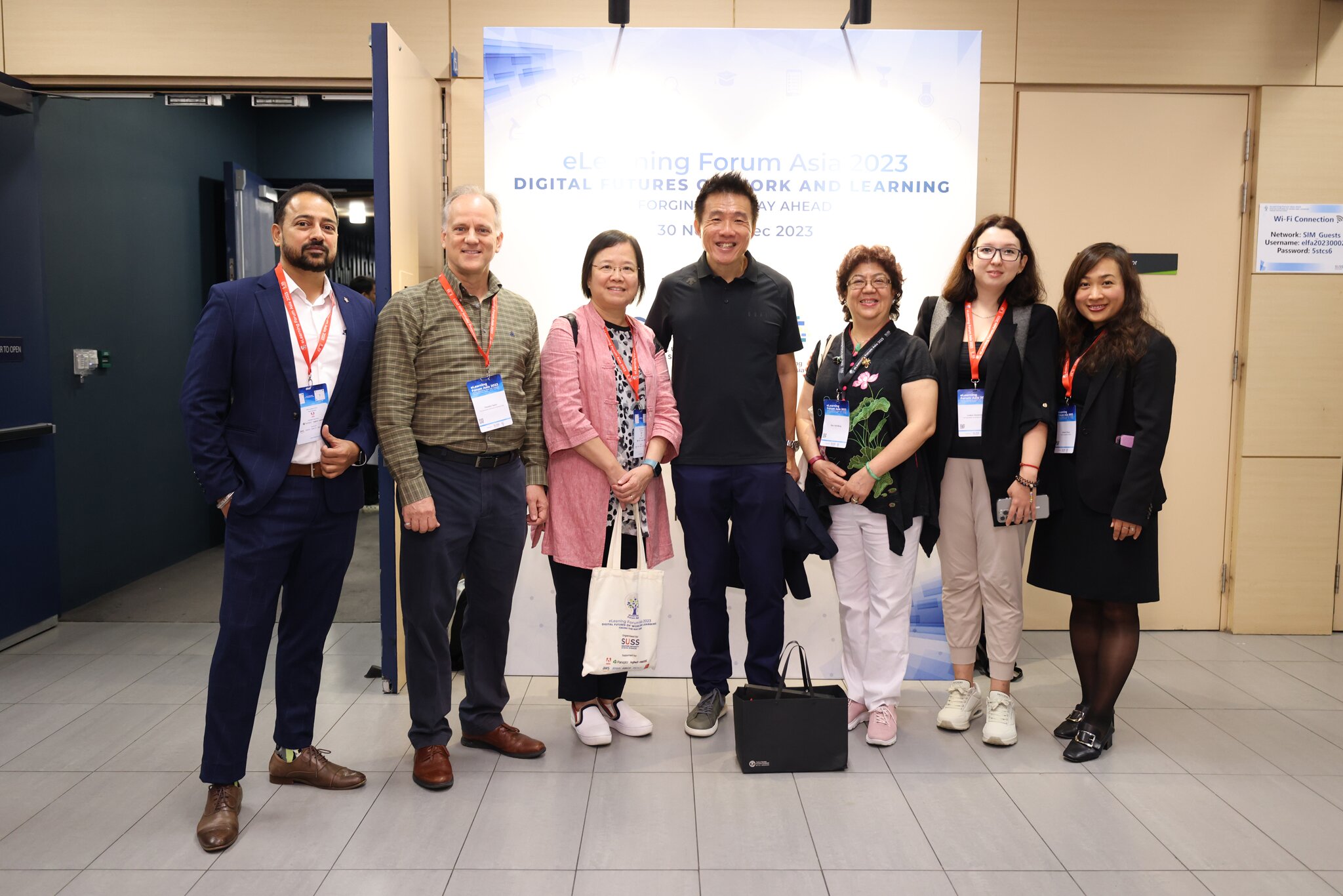 EdUHK conference participants are pictured with the participants from Hong Kong Baptist University