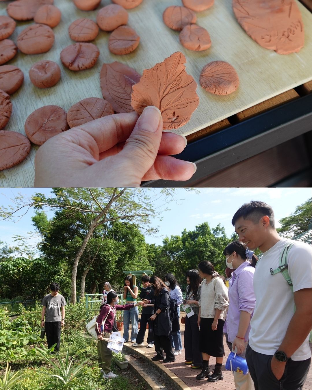 Ms Diana Wong introduces sustainable planting practices at the Eco Garden