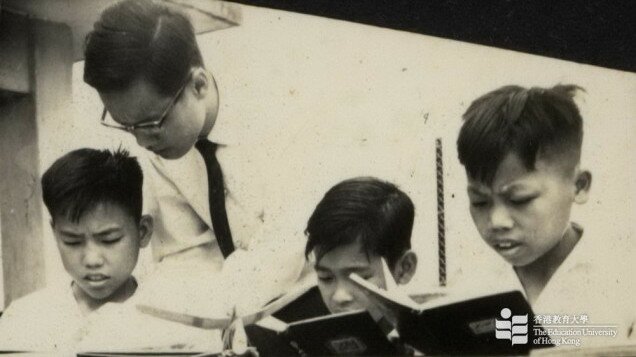橫頭磡神召會康樂學校的學生學習照片(1960年代) (香港) - 香港教育博物館 縮圖