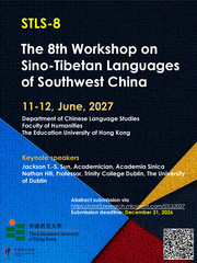 The 8th Workshop on Sino-Tibetan Languages of Southwest China (STLS-8)