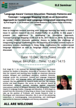 ‘Language Aware’ Content Education: Thematic Patterns and ‘Concept + Language Mapping’ (CLM) as an Innovative Approach to Content and Language Integrated Learning (CLIL) 縮圖