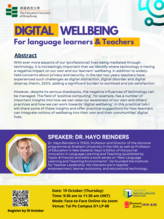 Digital Wellbeing for Language Learners & Teachers thumbnail