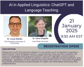 AI in Applied Linguistics: ChatGPT and Language Teaching 缩图
