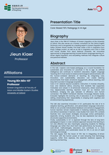 Meet Our Plenary Speaker: Professor KIAER, Jieun 縮圖
