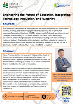 Engineering the Future of Education: Integrating Technology, Innovation, and Humanity