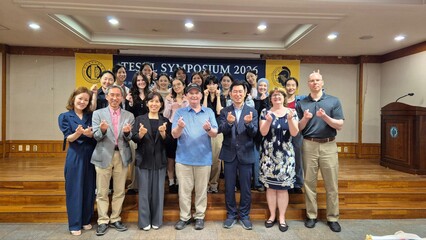 ELE Graduate Students Present at HUFS, South Korea, at TESOL Symposium 2026