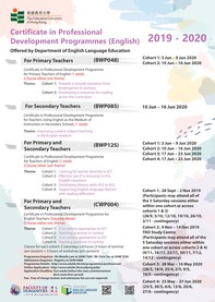 IMPORTANT ANNOUNCEMENT: Resumption of face-to-face teaching for PDPs