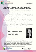 “Decolonise Your Mind”: A “Study- Teach-Andresearch” Project Between Germany and Laos 縮圖