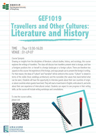 LCS Course (sem 1): GEF1019 Travellers and Other Cultures: Literature and History