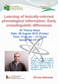 Learning of lexically-relevant phonological information: Early crosslinguistic difference