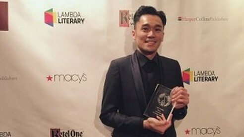 Mr Nicholas Wong Wins  the 28th Lambda  Literary Award as First  Asian Awardee