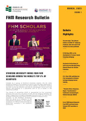 The 1st Issue of FHM Research Bulletin is Launched