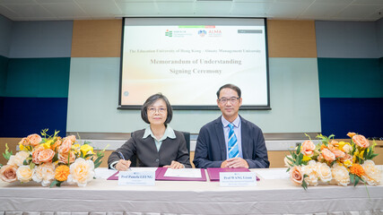 香港教育大学人文学院与阿拉木图管理大学签署合作备忘录 拓展哈萨克斯坦学术合作