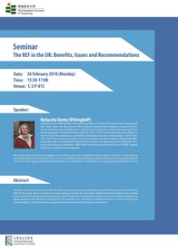 Prof Natascha GENTZ -- The REF in the UK: Benefits, Issues and Recommendations