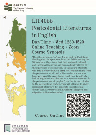 LCS Course (sem 2): LIT4055 Postcolonial Literatures in English