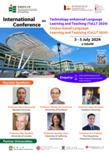 International Conference on Technology-Enhanced Language Learning and Teaching & Corpus-based Language Learning and Teaching 2024 (TeLLT & CoLLT 2024) 缩图