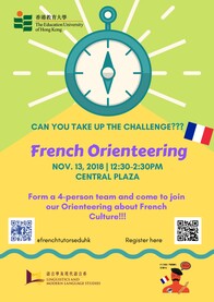 Promoting French - "French Orienteering"