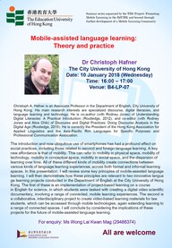 TDG Project Seminar: Mobile-assisted language learning: Theory and practice