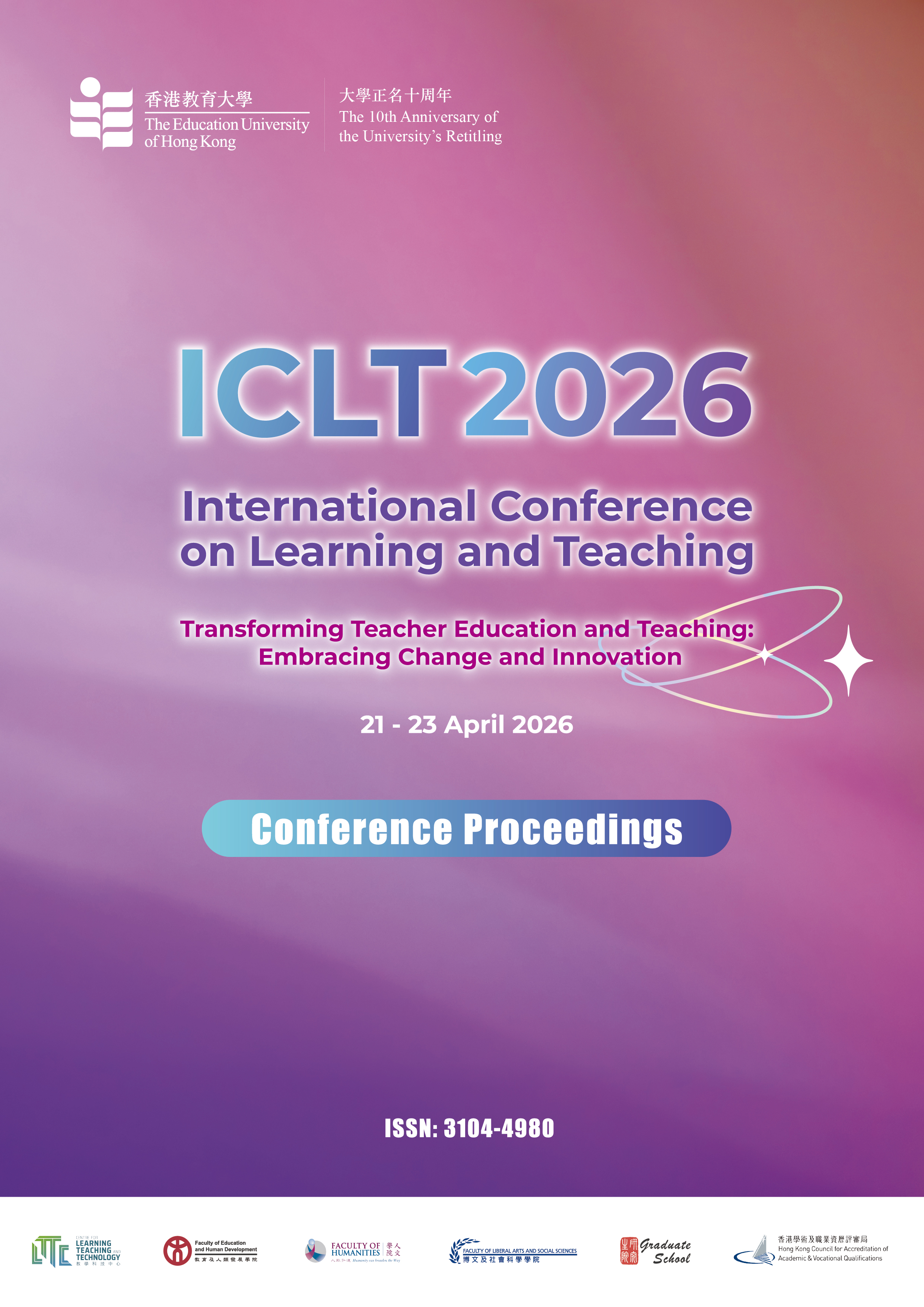 ICLT2026 Conference Proceedings Cover