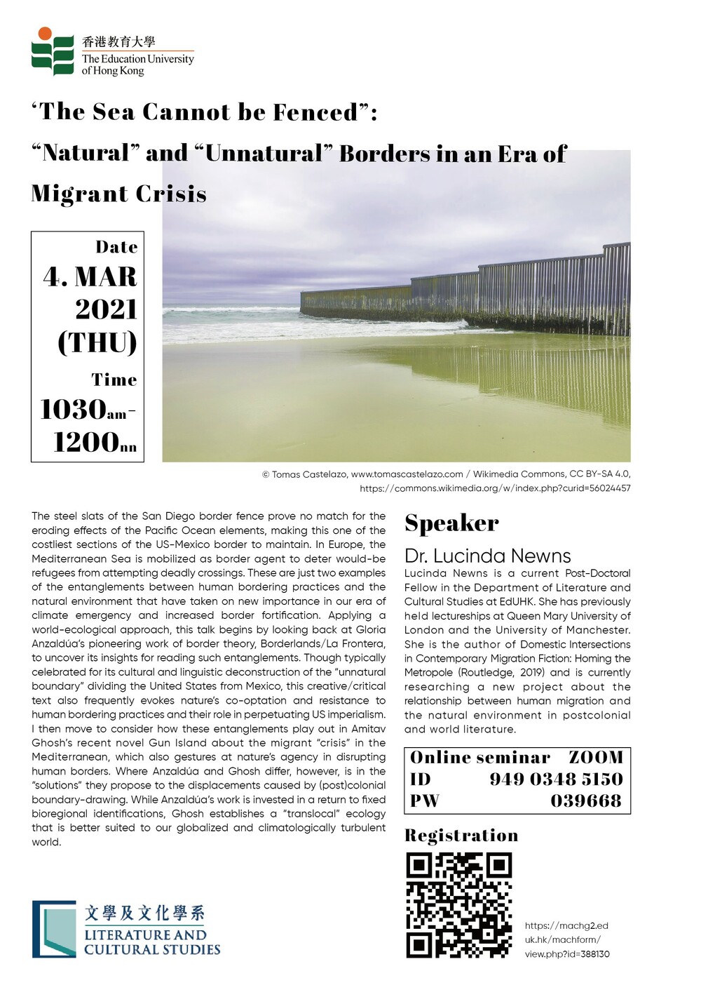 The Sea Cannot be Fenced”: “Natural” and “Unnatural” Borders in an Era of Migrant Crisis
