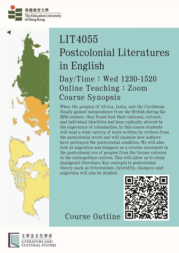 LCS Course (sem 2): LIT4055 Postcolonial Literatures in English
