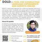 Introduction to DOLD: A tool for conducting language experiments and surveys online