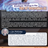 [Seminar] Voice, Agency, and Mediation: Academic Writing in the Age of Generative AI 