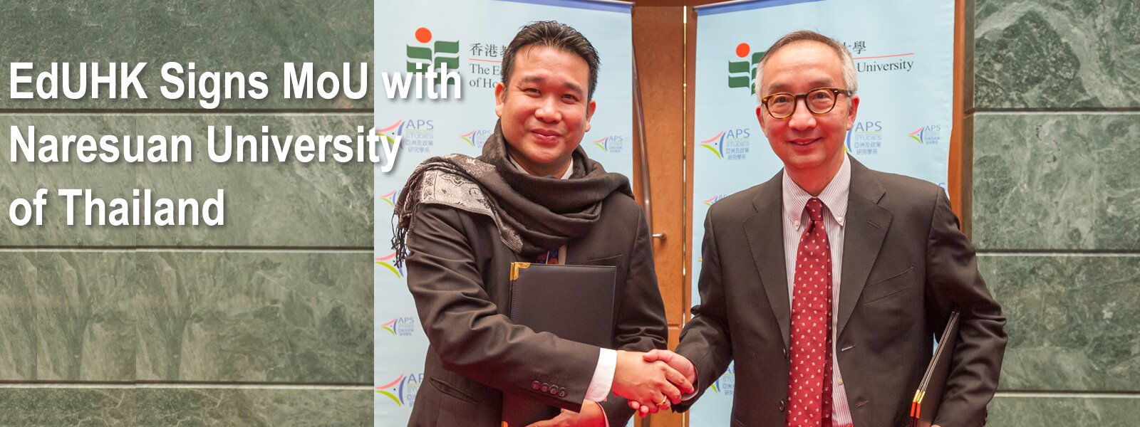 EdUHK Signs MoU with Naresuan University of Thailand