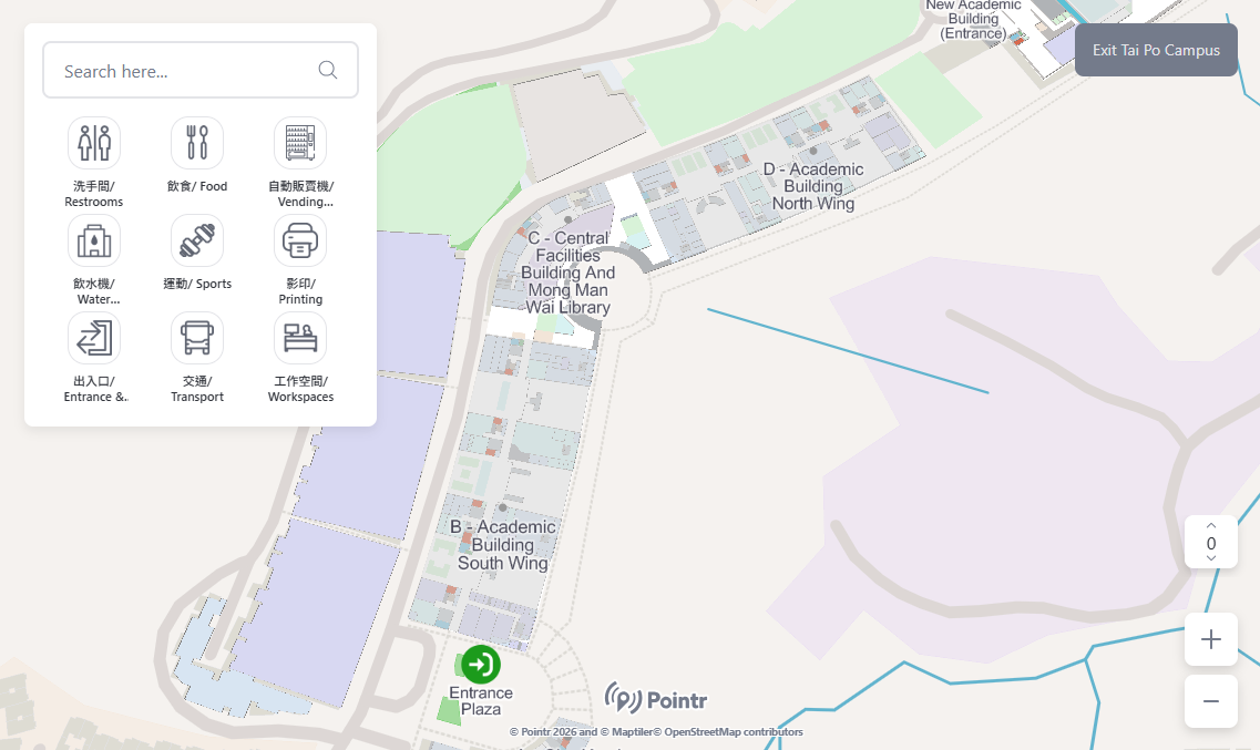 Campus Navigation on web
