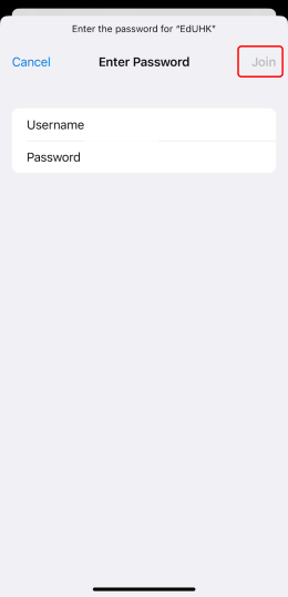 Illustration of iOS Wi-Fi login