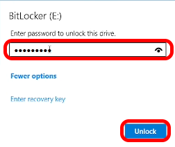 BitLocker setup