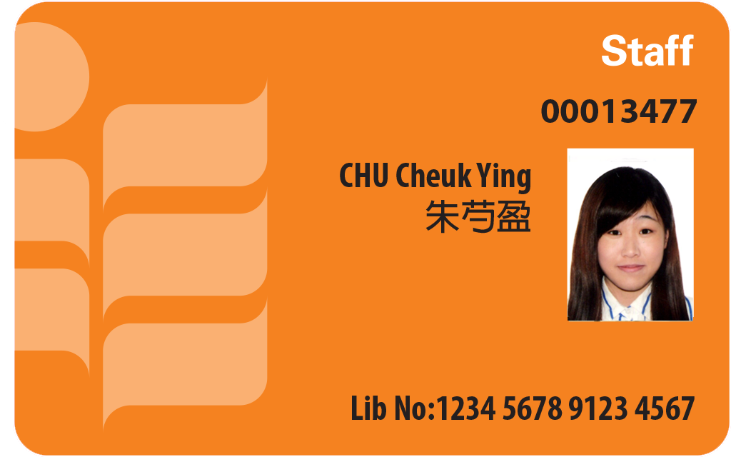 The sample of Staff Smartcards The sample of Staff Smartcards