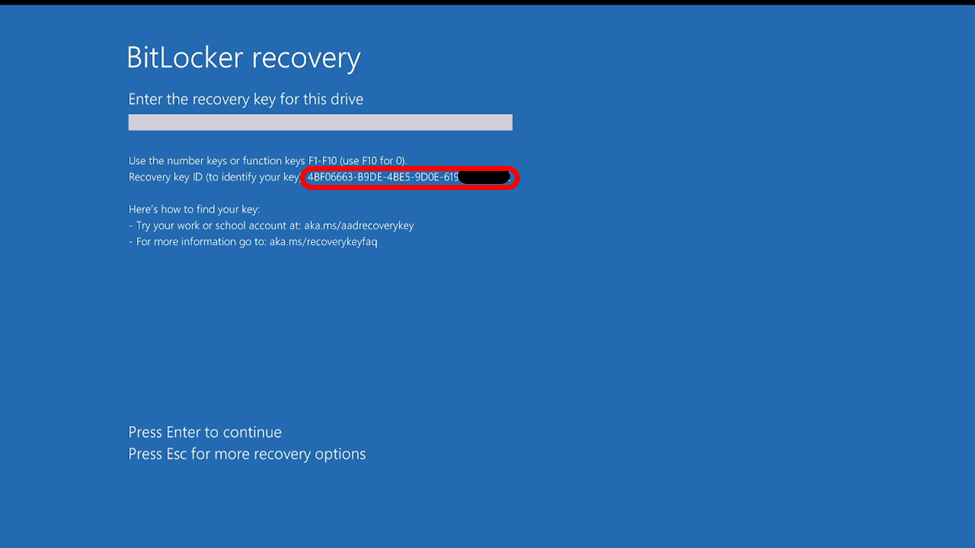 FAQ How To Retrieve My Bitlocker Recovery Key On Microsoft 365 Portal 